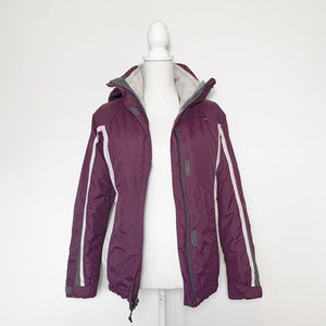 Columbia Interchange S plum/silver 2 layer jacket